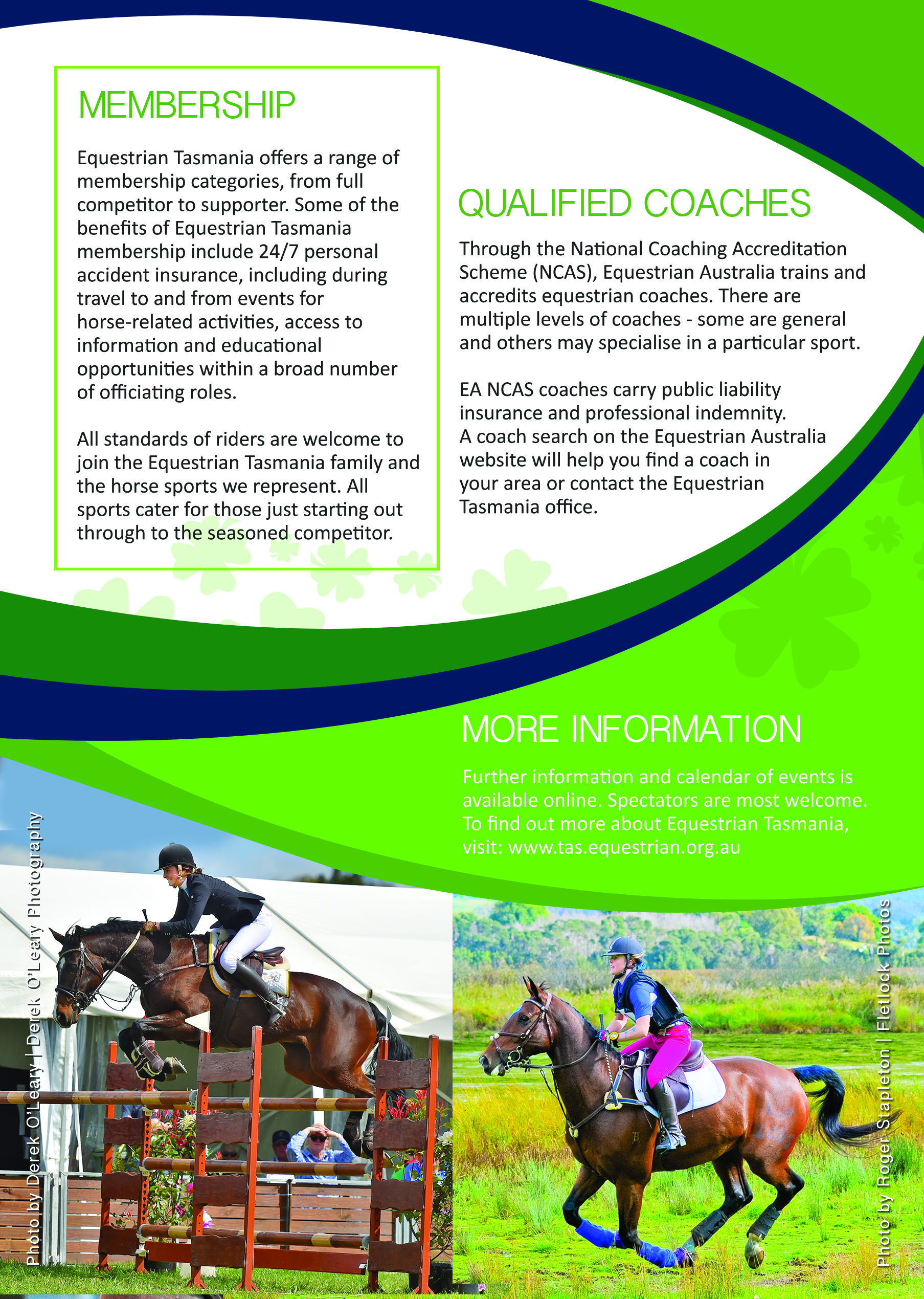 equestrian tasmania members flyer equestrian tasmania equestrian flyer
